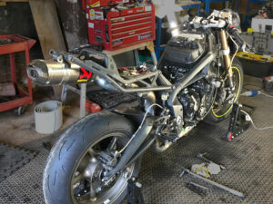 Trudie being prepped for the new season