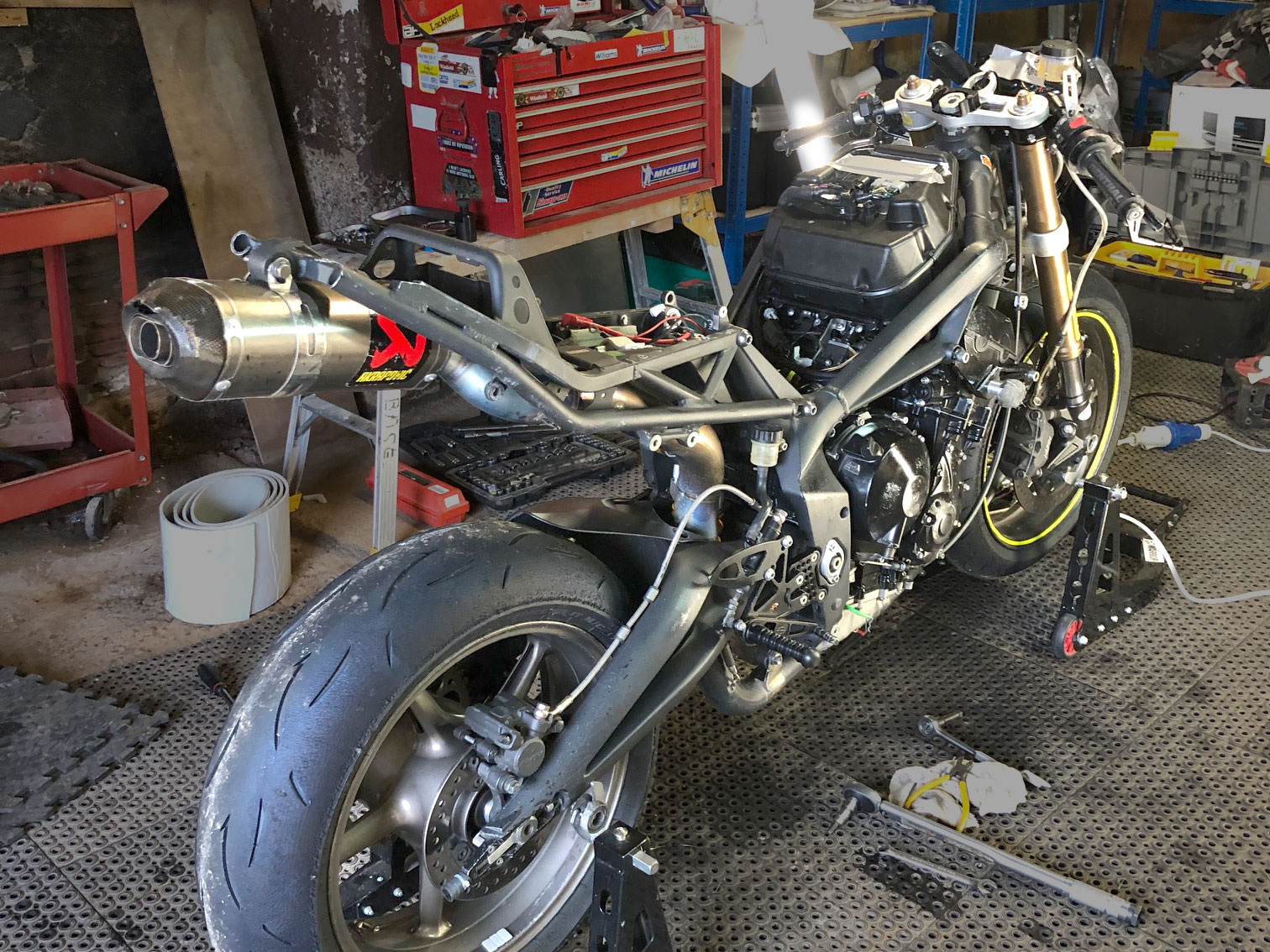 Trudie being prepped for the new season